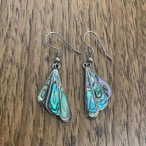 Abalone butterfly wing Earrings